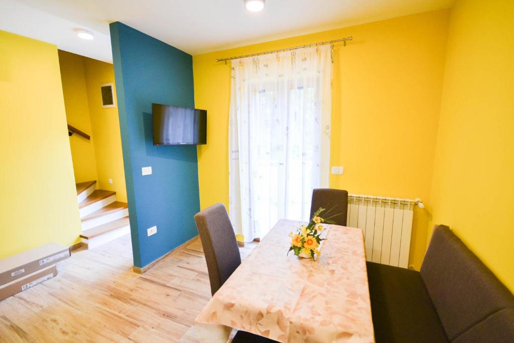 Posezení v ubytování Jutta Apartment
