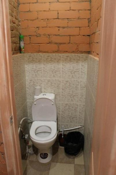 Koupelna v ubytování Hostel v Dnepropetrovske Grunge
