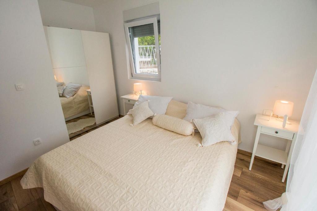 Posteľ alebo postele v izbe v ubytovaní Luxury Penthouse Duce