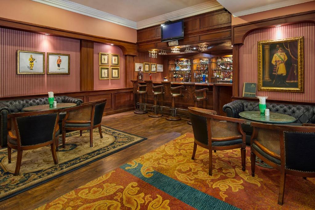Posezení v ubytování Mayfair Rourkela