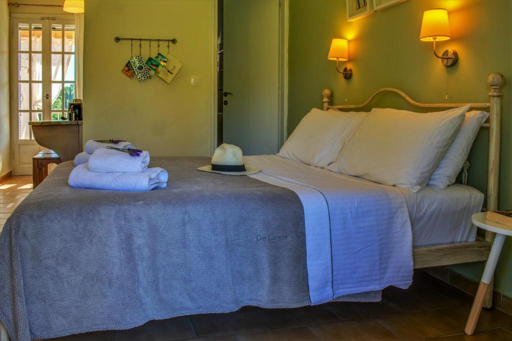 Postel nebo postele na pokoji v ubytování Kapella Apartments