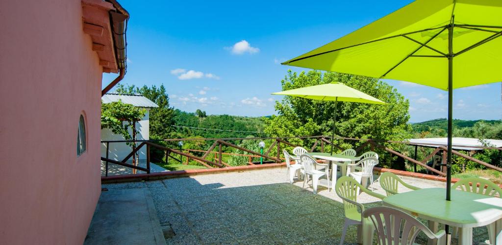 Balkón alebo terasa v ubytovaní Agriturismo Il Maremmano