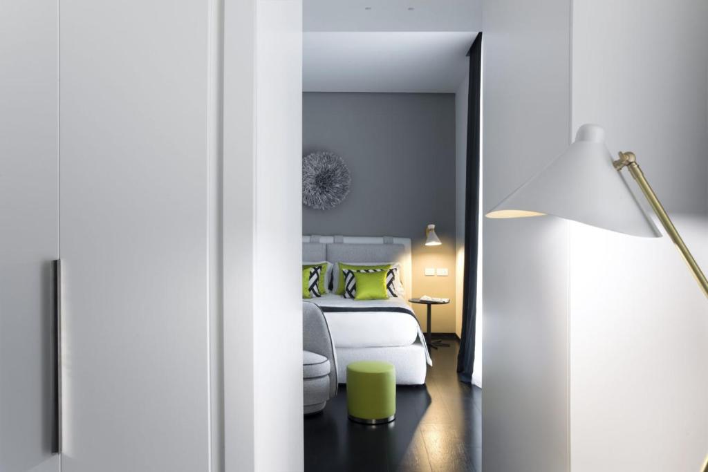 Koupelna v ubytování Hotel Byron