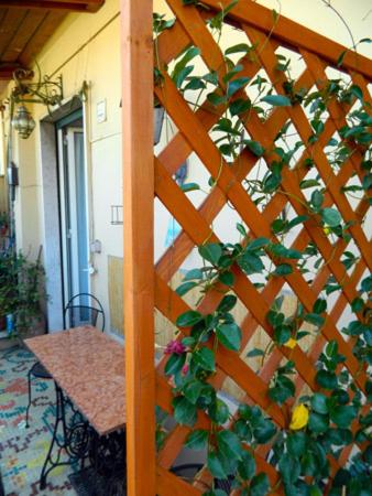 A balcony or terrace at Abitazione Pigneto B&B