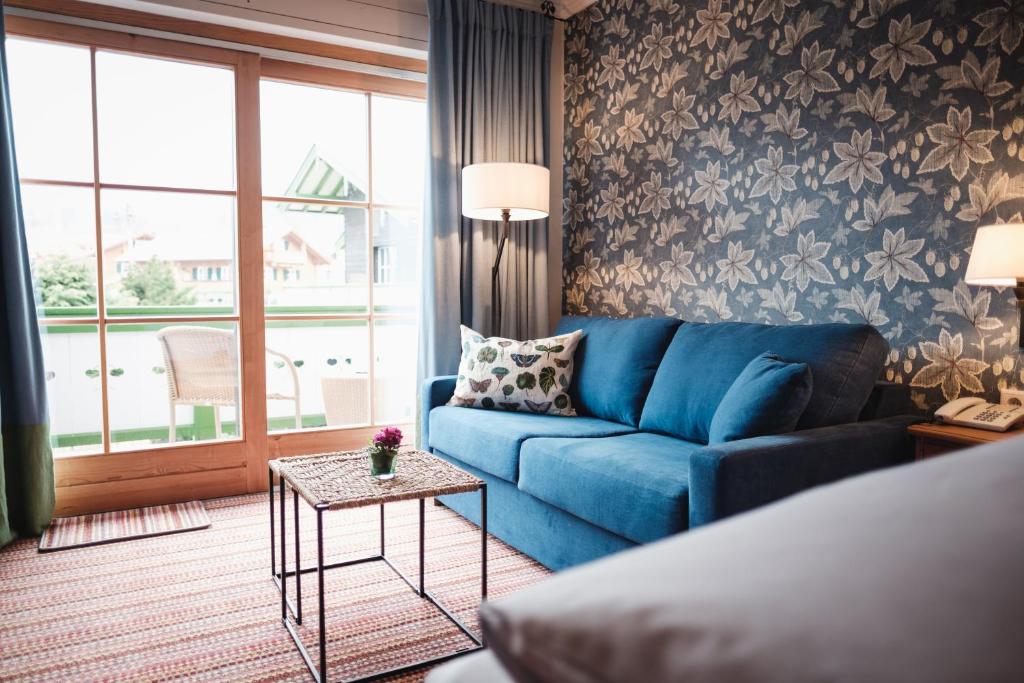 Posezení v ubytování Landhaus am Stein