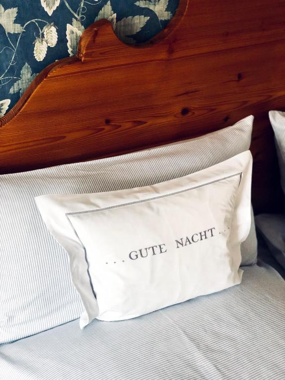 Postel nebo postele na pokoji v ubytování Landhaus am Stein