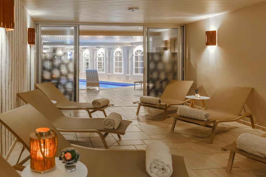 Posezení v ubytování Hotel Quartier Latin