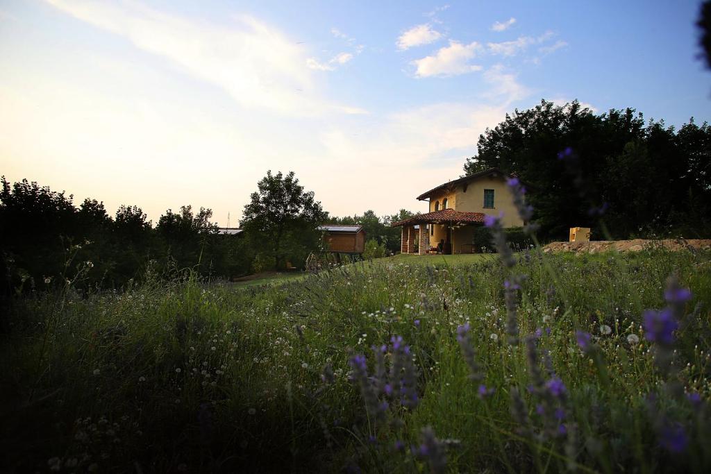 Zahrada ubytování Ecolodge Langhe