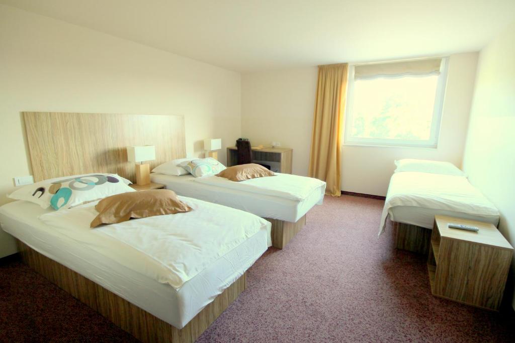 Postel nebo postele na pokoji v ubytování Ambient Hotel
