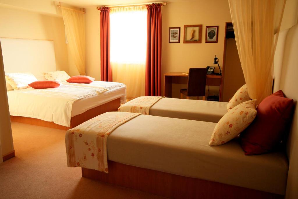 Postel nebo postele na pokoji v ubytování Ambient Hotel