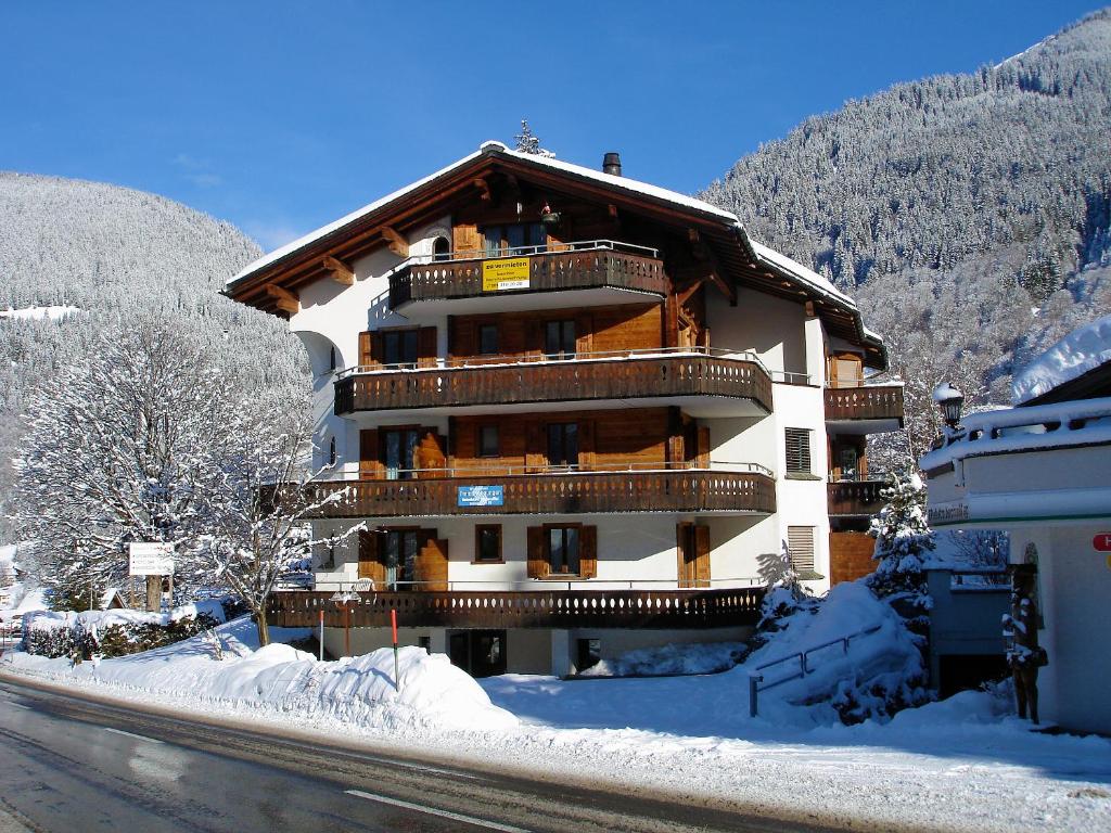 Monami Apartments Klosters, Apt. Casa Elvira Nr. 31 durante o inverno