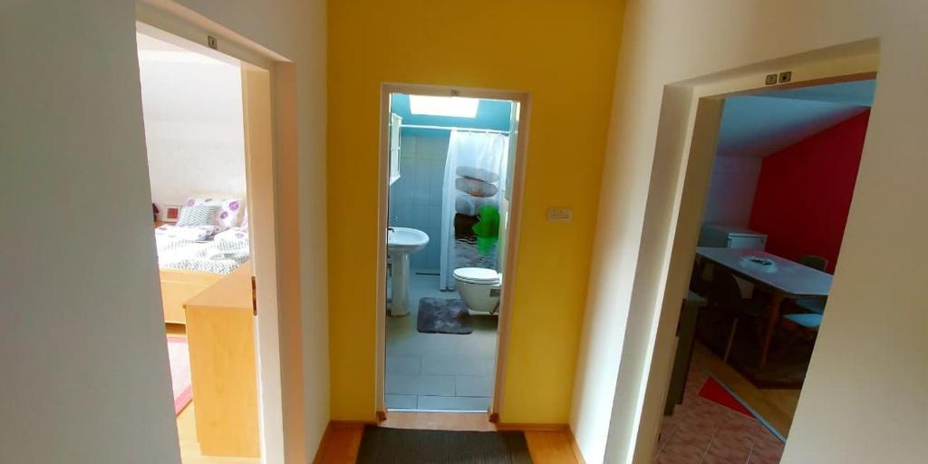 Kuchyň nebo kuchyňský kout v ubytování Guesthouse Una 1 Bihac