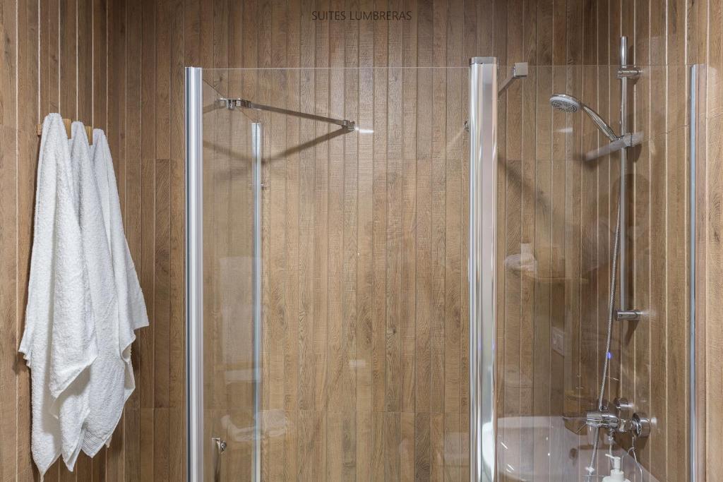 Koupelna v ubytování Suites Lumbreras