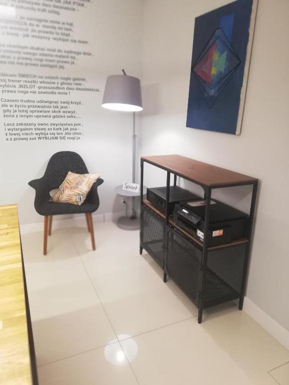 Posezení v ubytování Sport Rooms II Chodakowska Warszawa