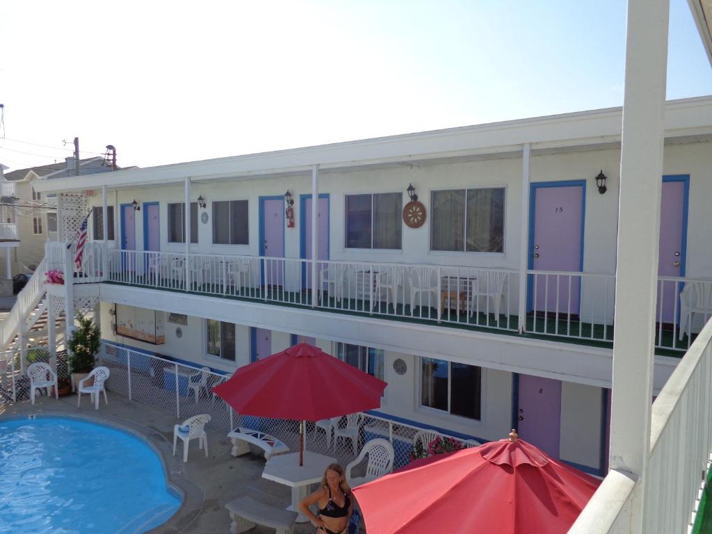Bazén v ubytování Fountain Motel nebo v jeho okolí