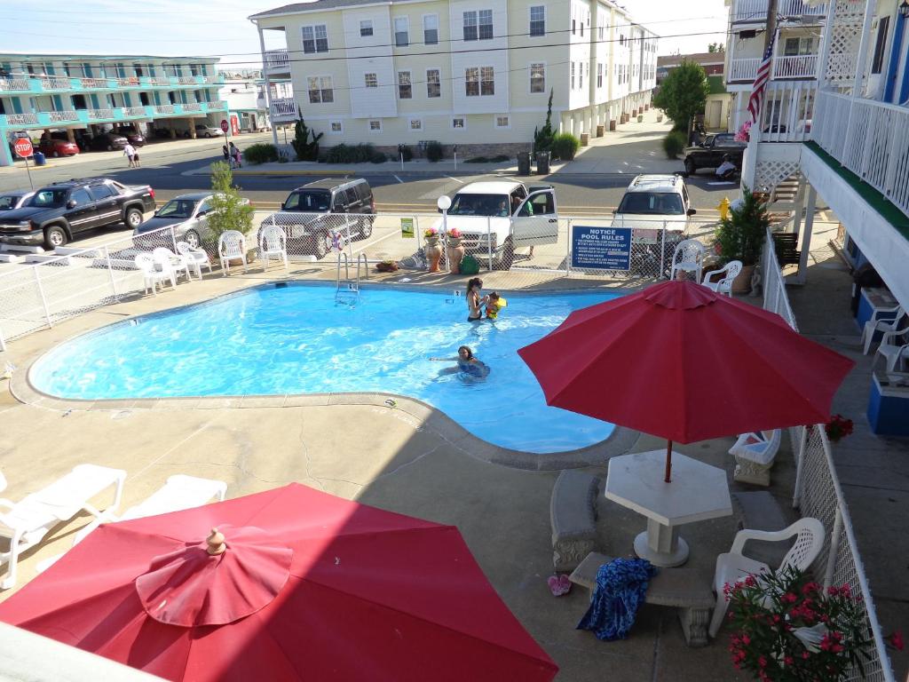 Bazén v ubytování Fountain Motel nebo v jeho okolí