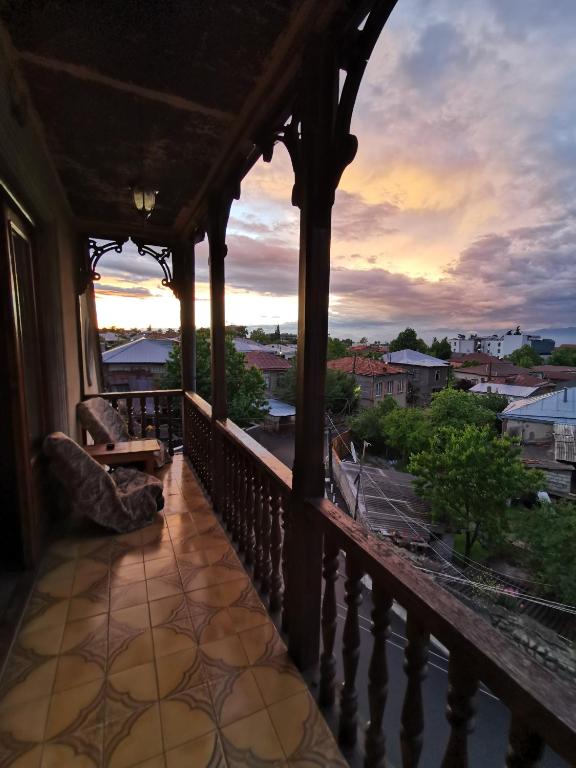 Balkón nebo terasa v ubytování Guest House Top Floor