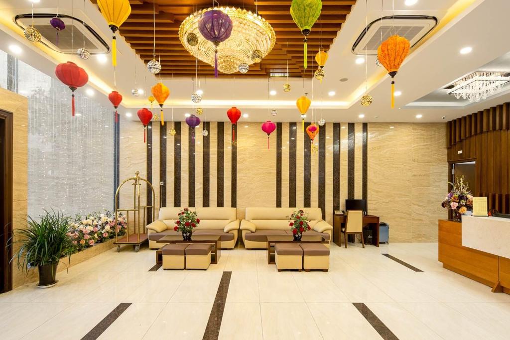 Posezení v ubytování Mitisa Hotel Da Nang - Near Dragon Bridge