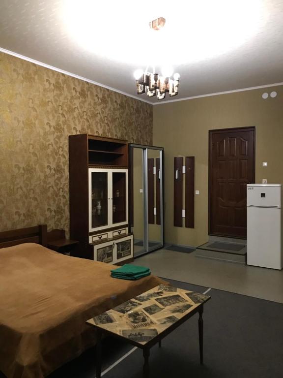 Kuchyň nebo kuchyňský kout v ubytování Moskovs'kyi Avenue 41