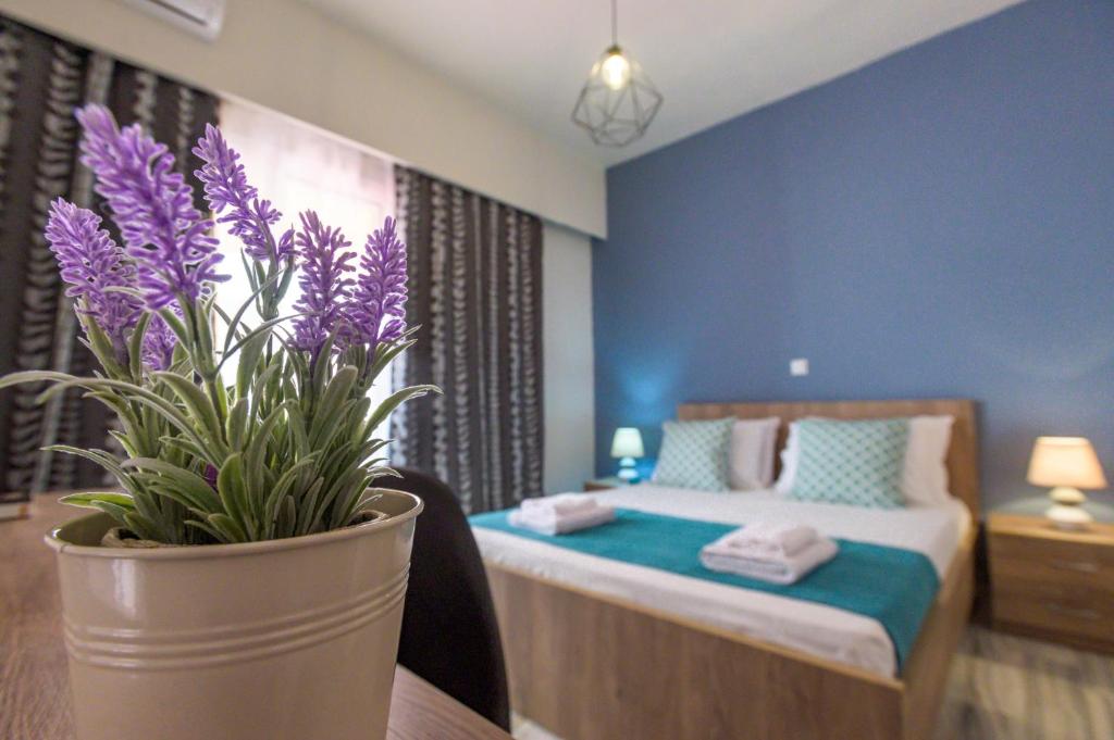 Postel nebo postele na pokoji v ubytování Magnolia Rooms