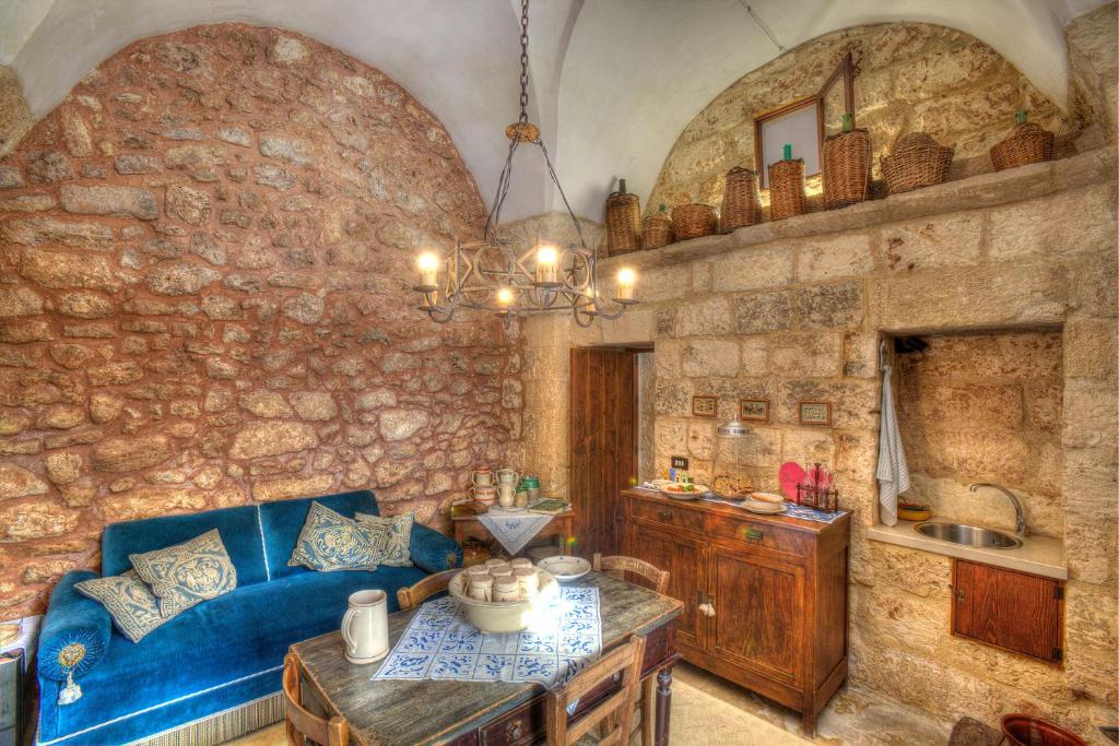 Posezení v ubytování Casale del Forno