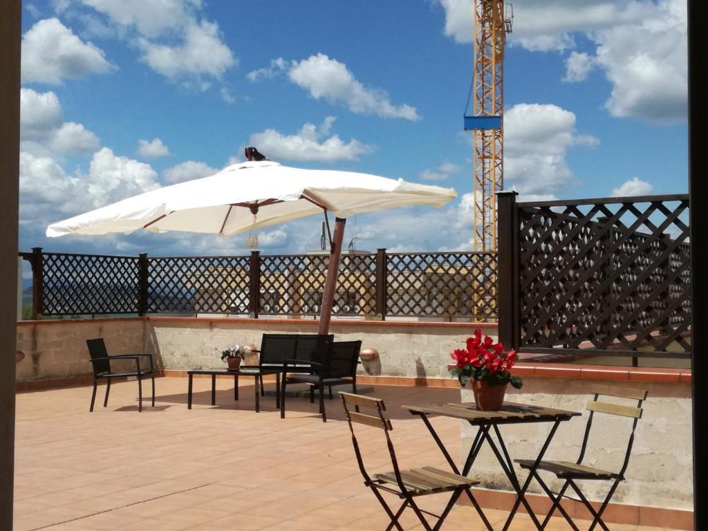 Balkón alebo terasa v ubytovaní Terrazza Zèfiro Casa vacanze