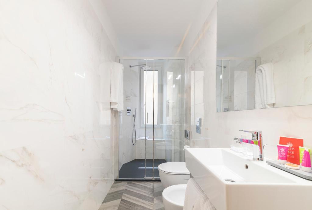 Kúpeľňa v ubytovaní Eccelso Hotel