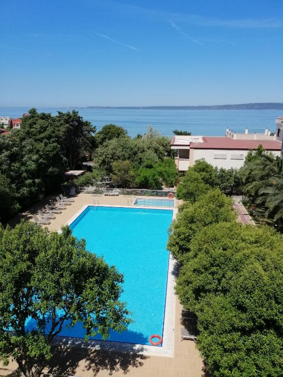 Bazén v ubytování Iris Hotel & Spa nebo v jeho okolí
