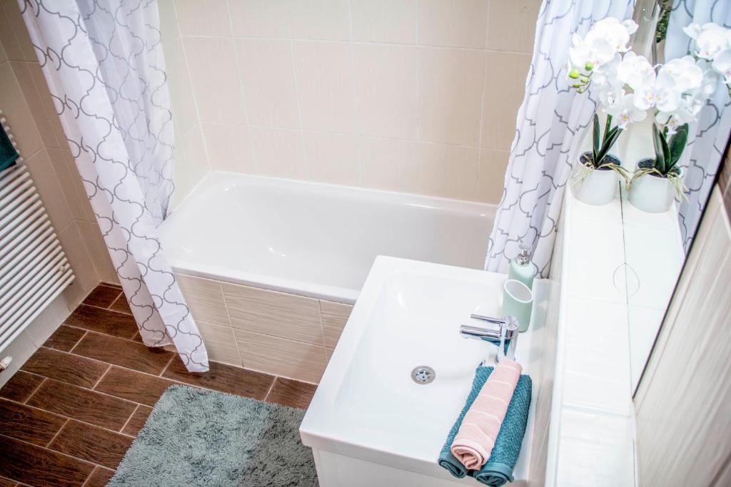 Kúpeľňa v ubytovaní Don Quijote Apartment