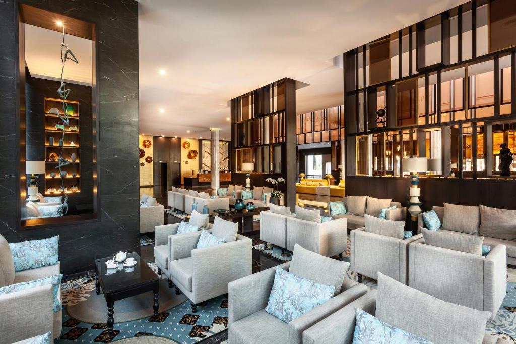 Posezení v ubytování Hotel Riu Palace Oasis