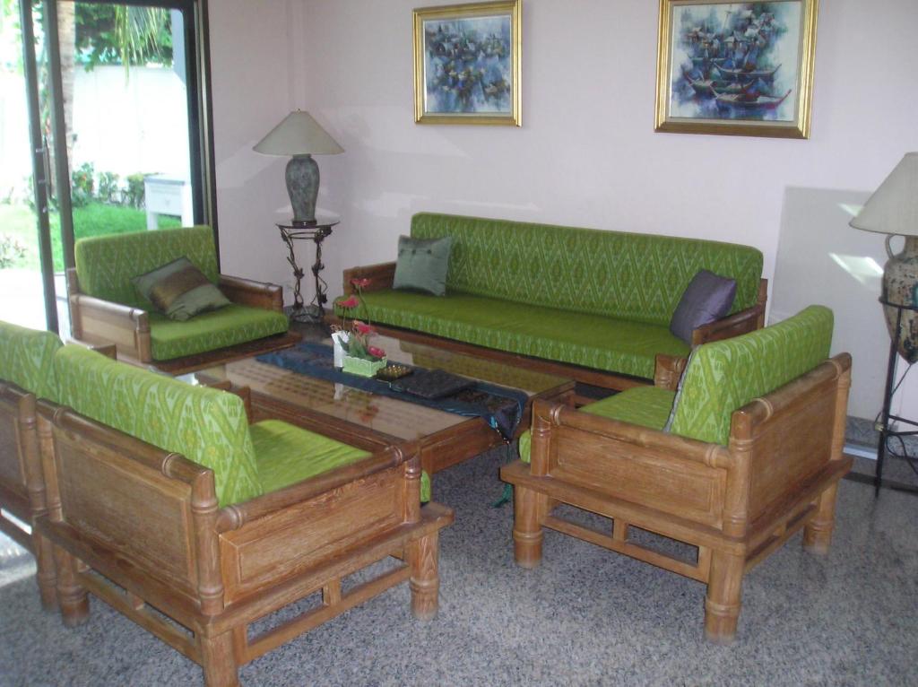 Posezení v ubytování Villa Oranje Pattaya
