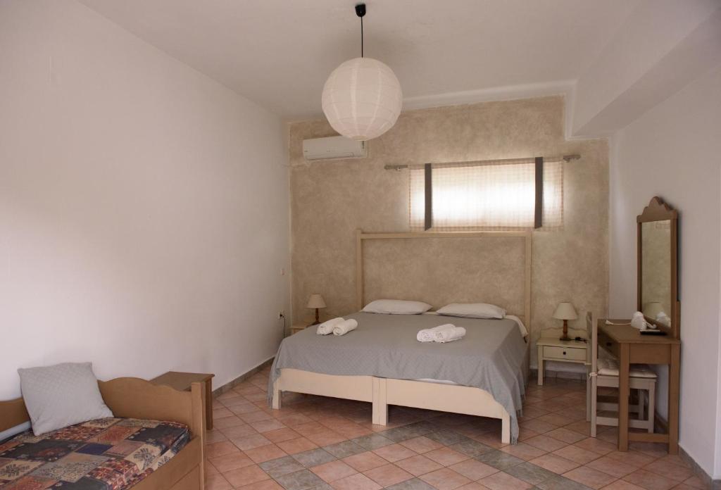 Postel nebo postele na pokoji v ubytování Paloma Luxury Studios