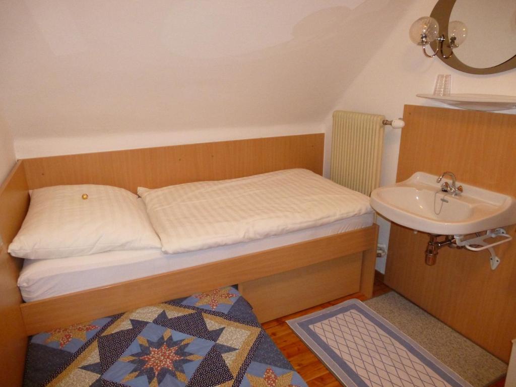 Posteľ alebo postele v izbe v ubytovaní Appartements Kronig