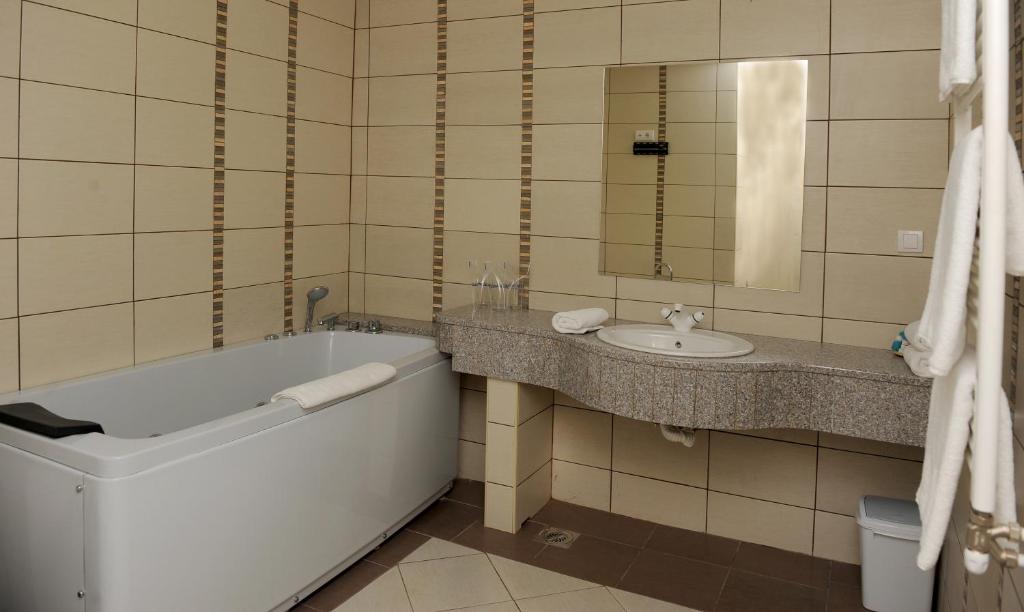Vannituba majutusasutuses Hotel Centar Balasevic