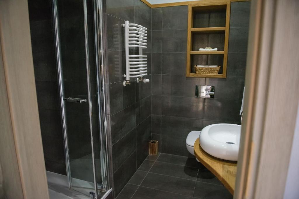 Kúpeľňa v ubytovaní Apartamenty Faust