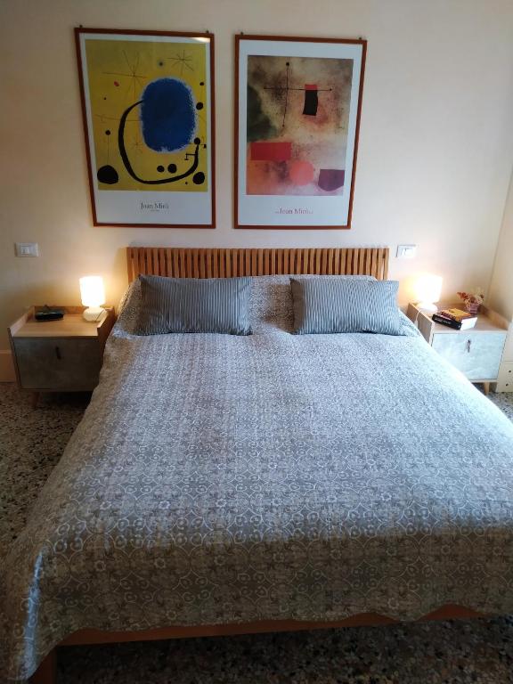 Posteľ alebo postele v izbe v ubytovaní Apartment in Molino Stucky