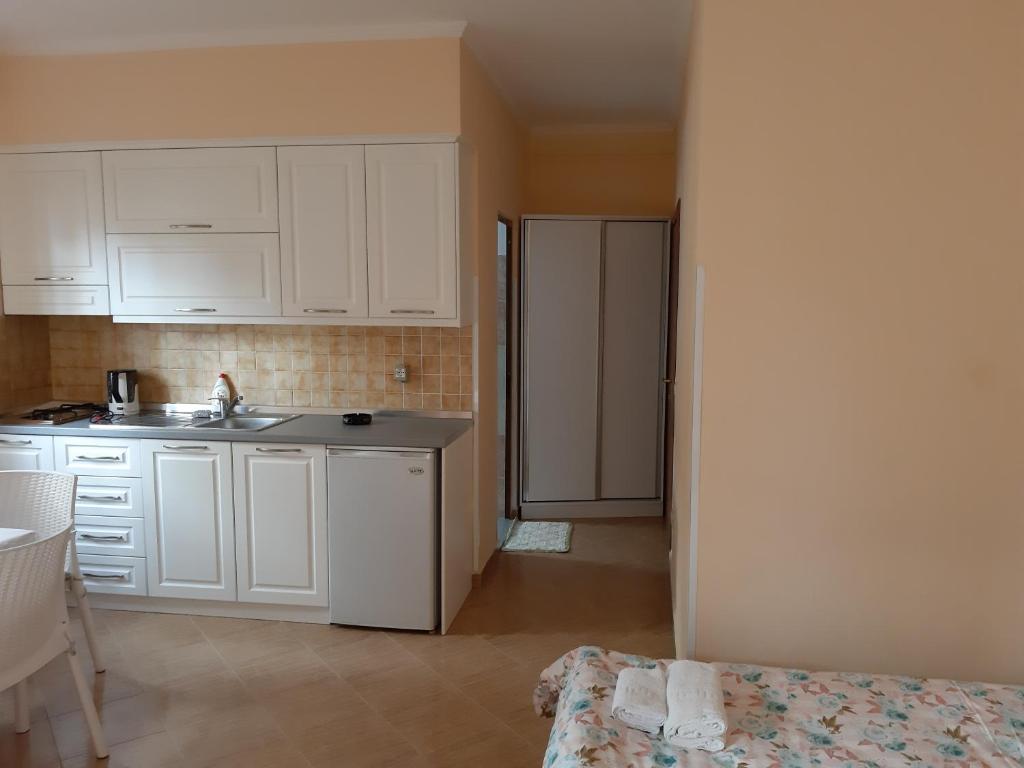 Kuchyň nebo kuchyňský kout v ubytování Amras house