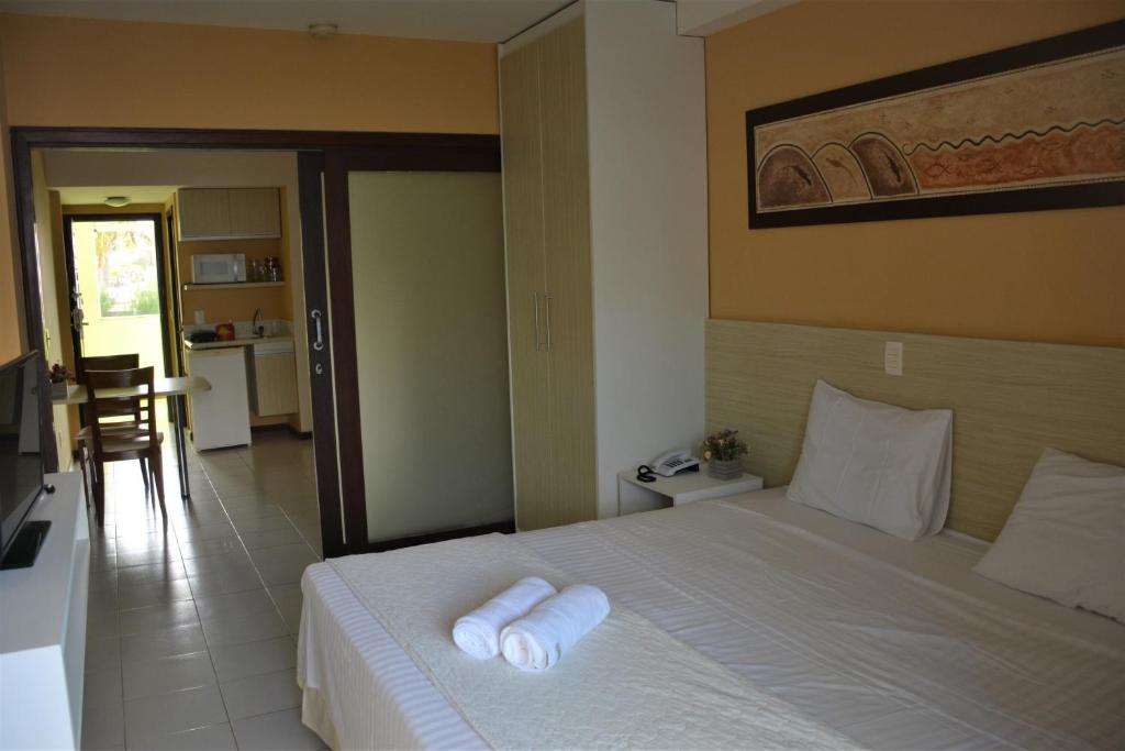  Araça Flat - Beira mar - Apto508 lateral com vista parcial