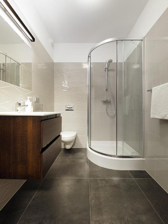 Kúpeľňa v ubytovaní Apartamenty Faust