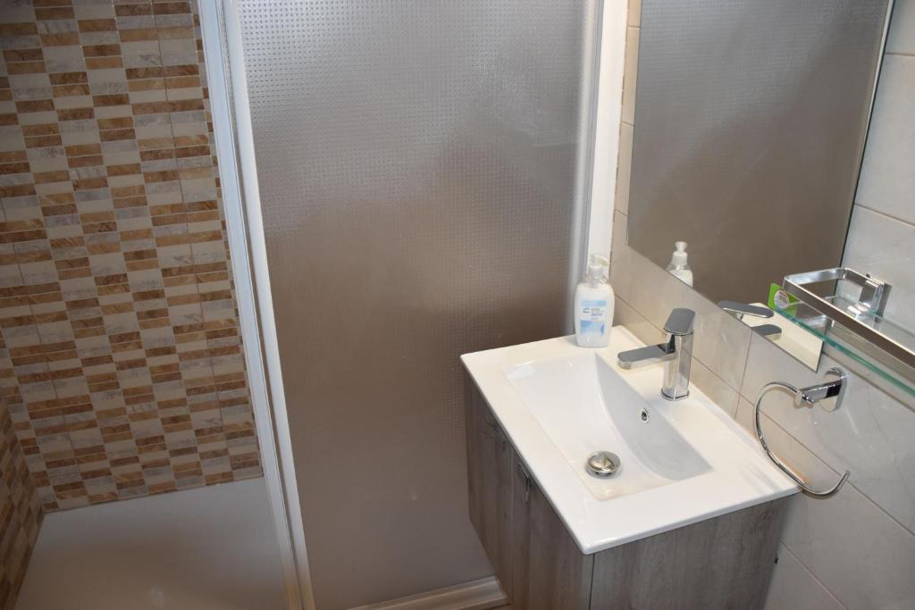 Koupelna v ubytování Rosesapparts A20deMar Triplex