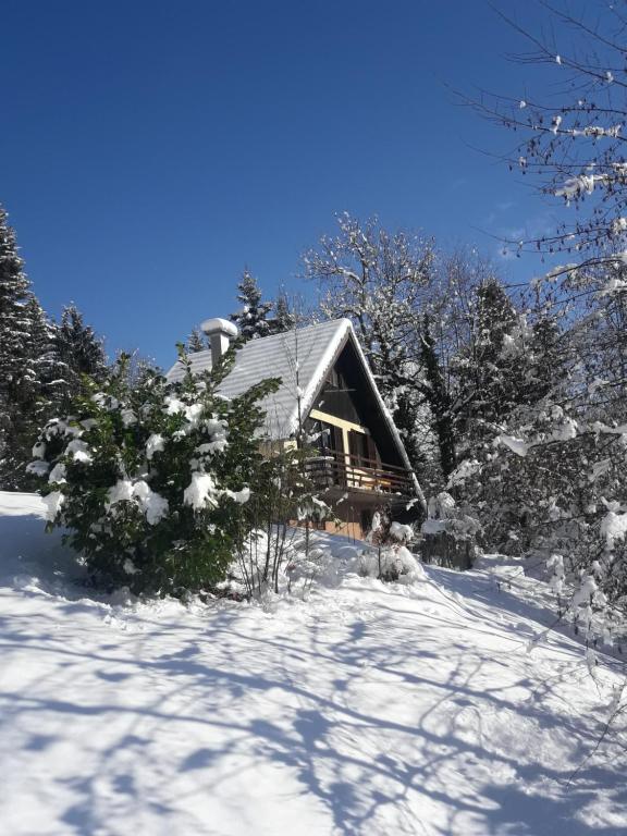 Alpinejka House v zimě
