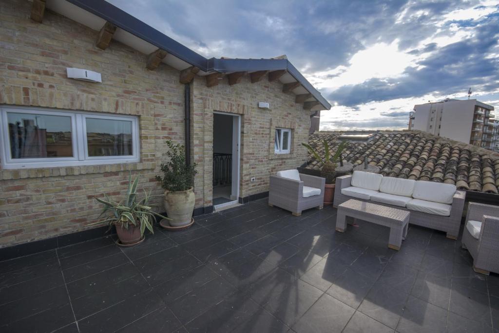 Balkon lub taras w obiekcie Palazzo di Fazio Suites