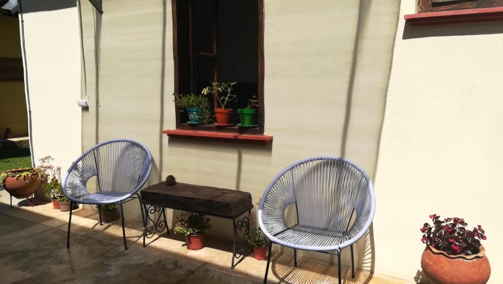 Balkón nebo terasa v ubytování Hotel Ocho Barrios
