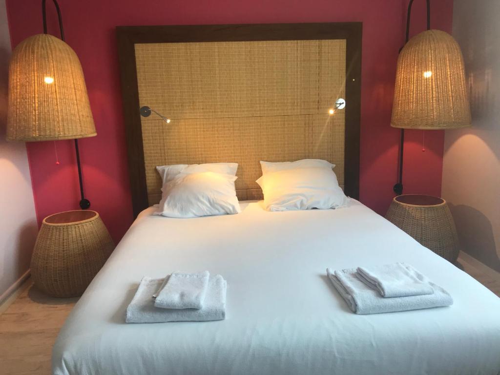 Postel nebo postele na pokoji v ubytování MOODz HOTEL VIENNE