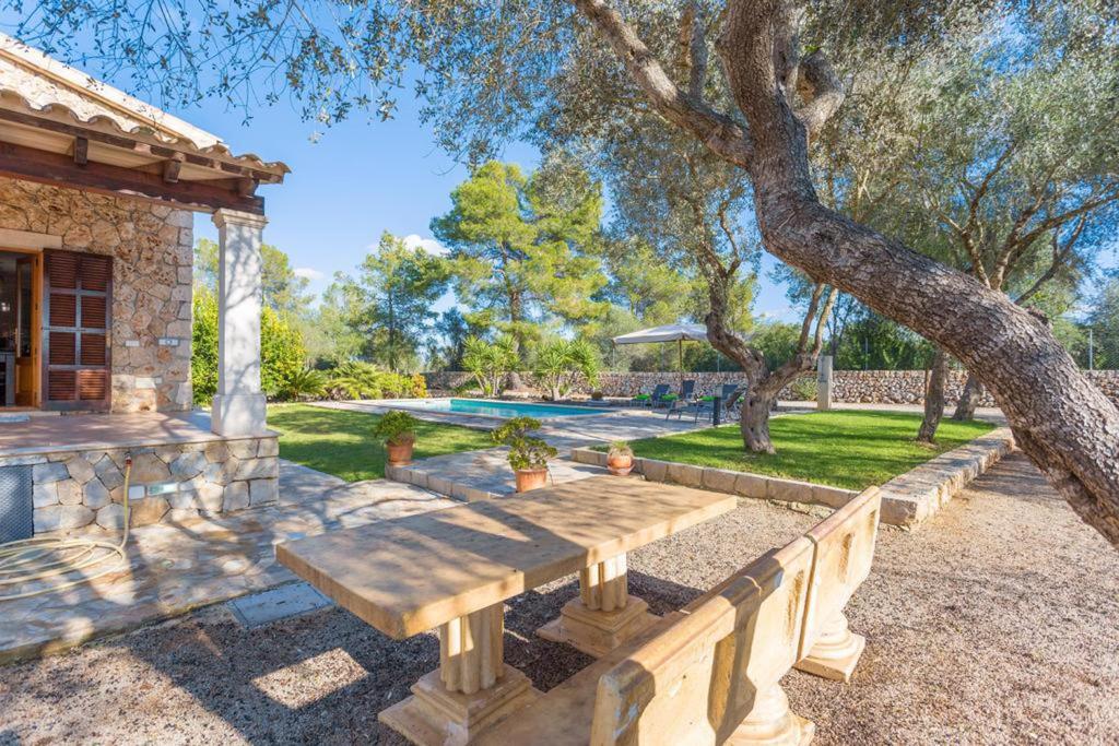Zahrada ubytování Finca Isabel y Guillermo con posibilidad de piscina climatizada