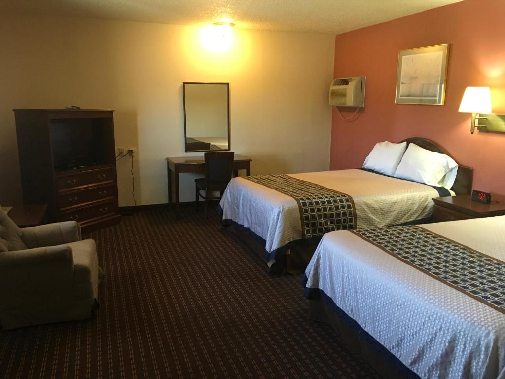 Budget Inn Lafonda Motel - Chambre Queen Avec Deux Lits Queen