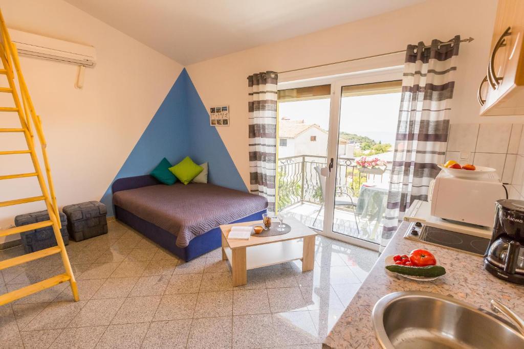 Część wypoczynkowa w obiekcie Apartment Mery