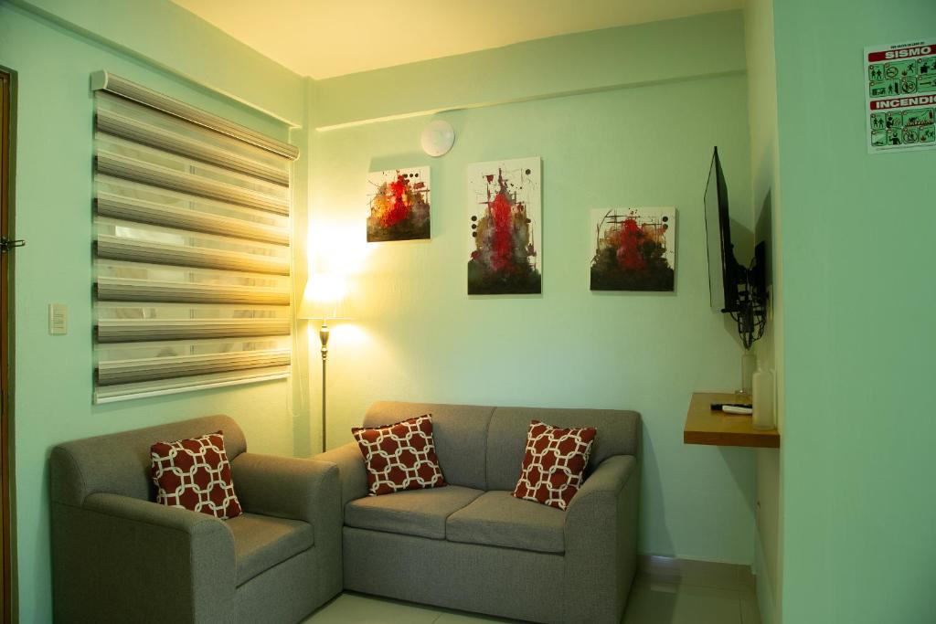 Posezení v ubytování Relax Inn Suites
