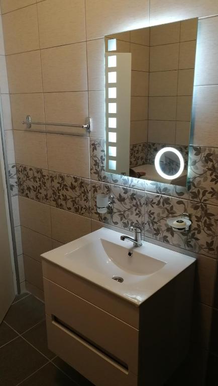Koupelna v ubytování Apartments "Predah kod Baraća"