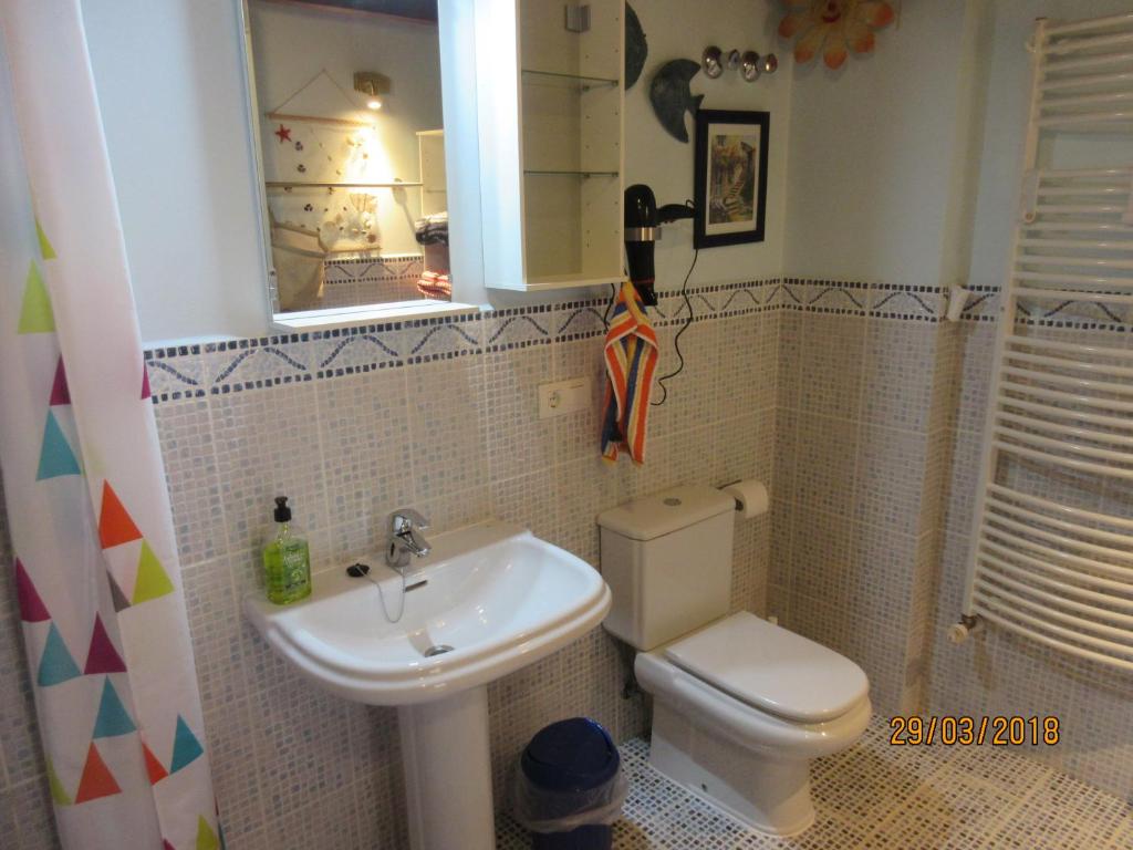 Koupelna v ubytování La Muria Apartment